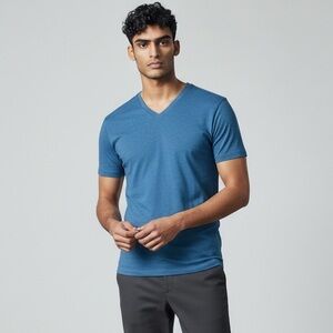 HAWKER RYE V-Neck Essential T-Shirt Slim Fit Size Medium